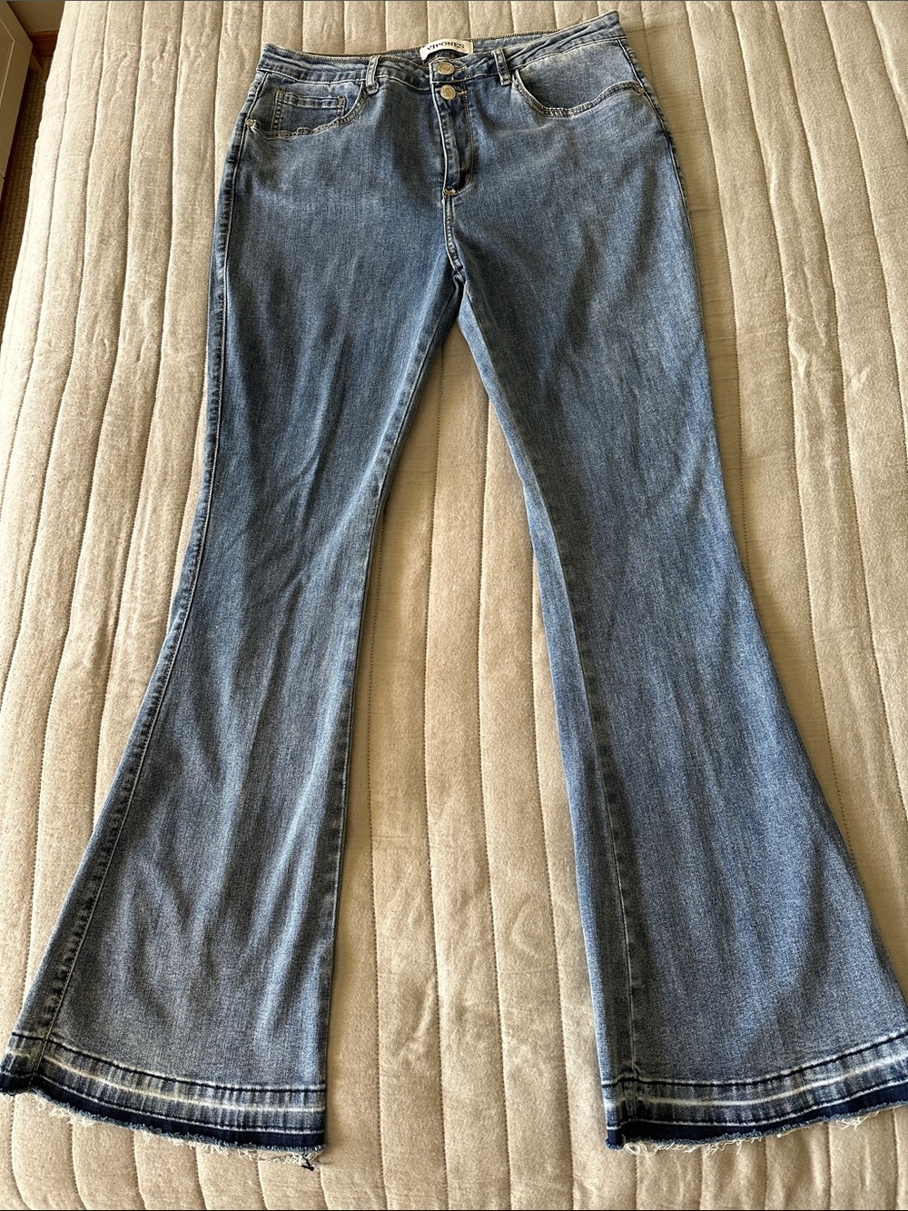 Women’s Vipones High rise Flared Jeans - Blue Denim